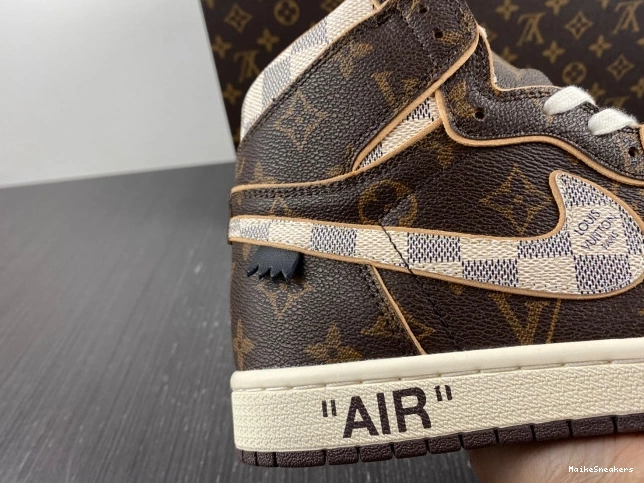 MaikeSneakers x Air Jordan 1 LV OFF-WHITE 0812
